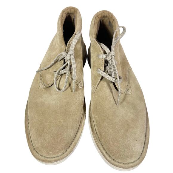 Clarks Bushacre 2 Chukka Boot Men Size 9 Desert Ankle Suede Tan Used - Picture 5 of 9